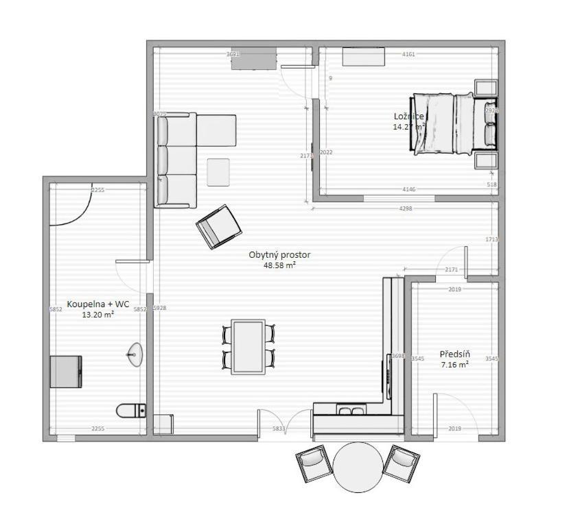 Statek U Krizu Apartment Stare Sedliste Ngoại thất bức ảnh